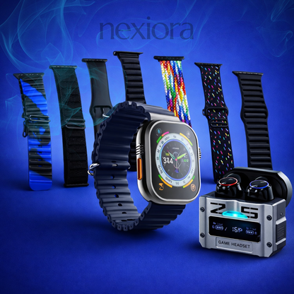 K8-COMBO SmartWatch + Audifonos Gamer (+7 Pulseras de Regalo)