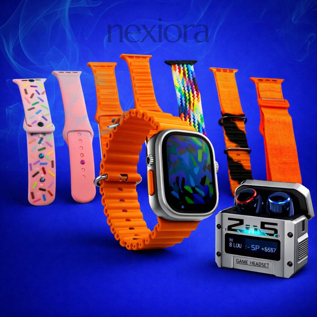 K8-COMBO SmartWatch + Audifonos Gamer (+7 Pulseras de Regalo)